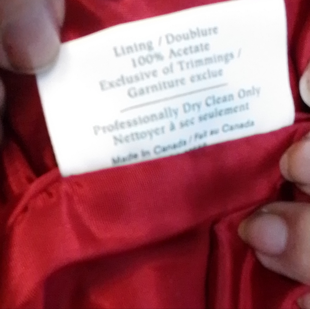 GENUINE LEATHER SKIRT BY  DANIER WOMENS RED SIZE 12 - Picture 5 of 5